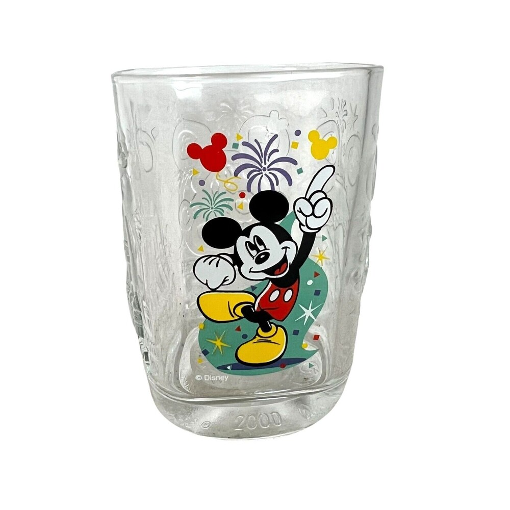 Walt Disney World 2000 Mcdonald's Commerative Glass